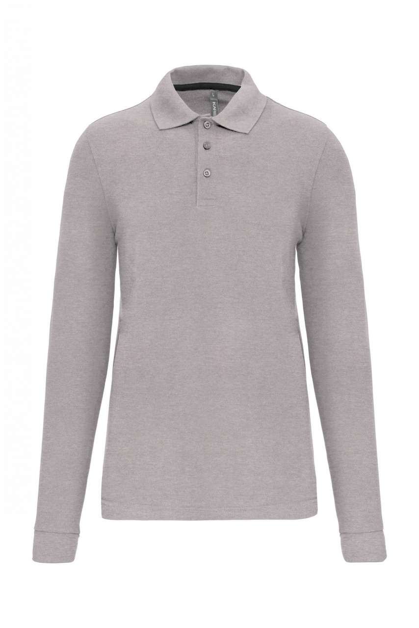 MEN'S LONG-SLEEVED POLO SHIRT - Image 3