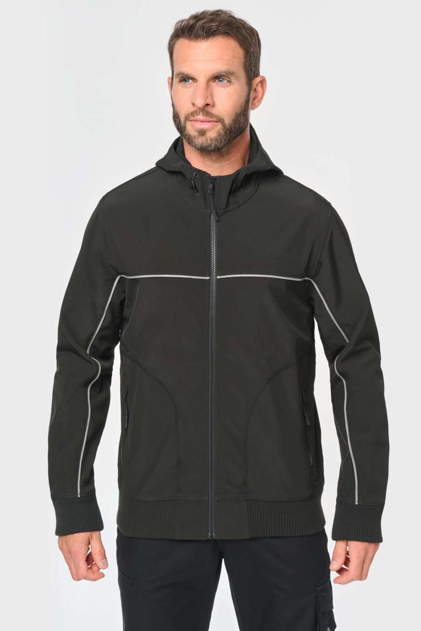 UNISEX 3-LAYER TWO-TONE BIONIC SOFTSHELL JACKET - Image 7