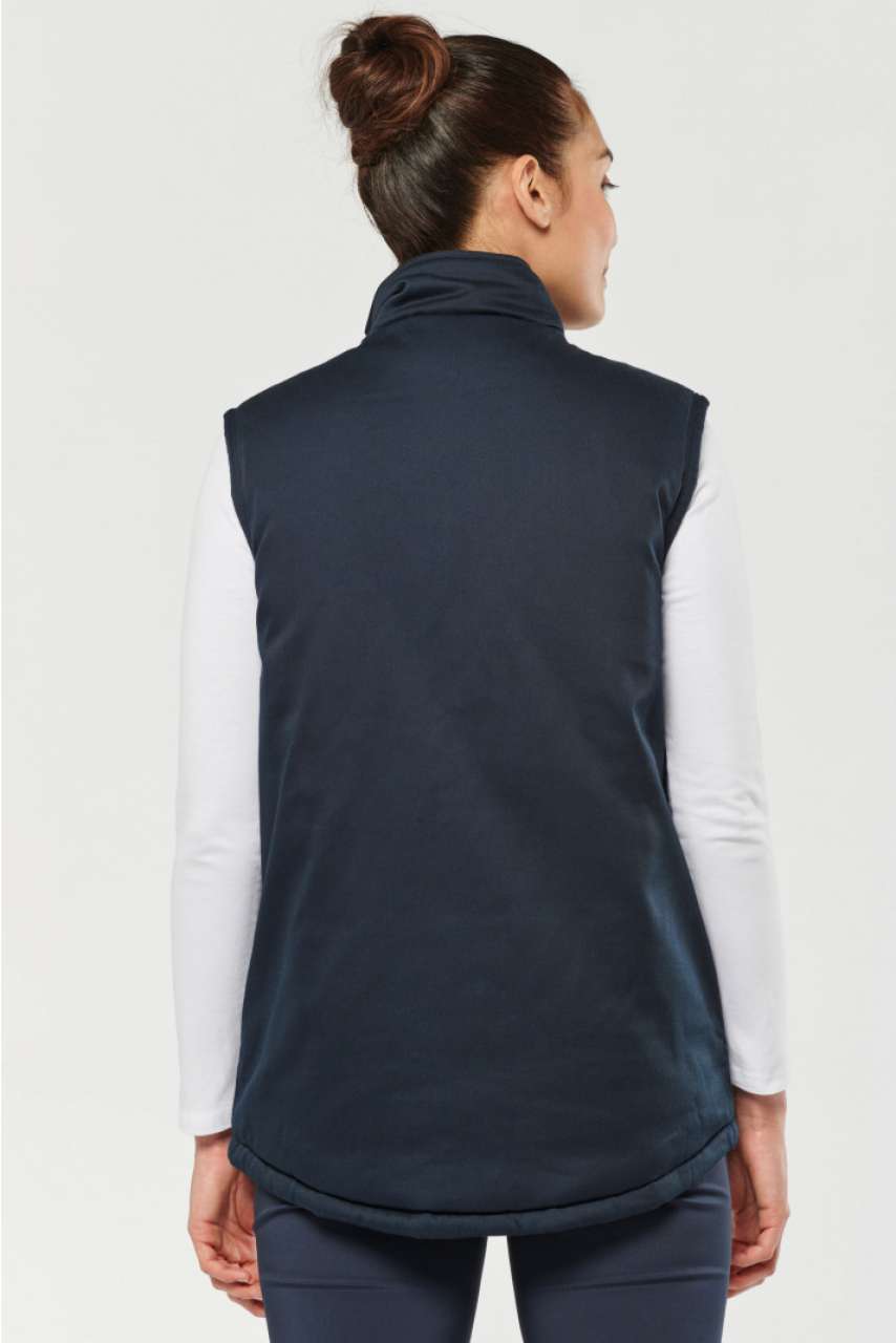 UNISEX PADDED MULTI-POCKET POLYCOTTON VEST - Image 9